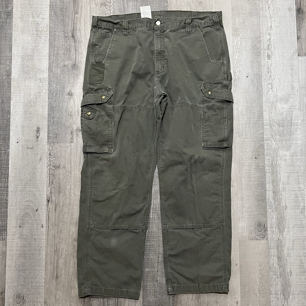 Carhartt B342 MOS Double Knee Canvas Carpenter Double Knee Work Pants Loose 42